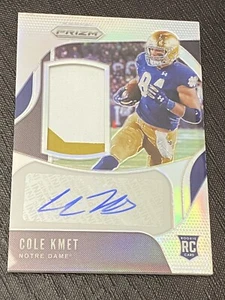 Chronicles Draft Prizm Cole Kmet 2020 autógrafo automático parche RPA RC 49/49 1/1 - Imagen 1 de 4
