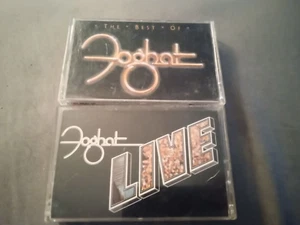 Foghat 2 Cassette Lot: Live and Best of - Picture 1 of 7