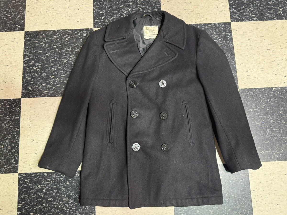 Navy Military Pea Coat | eBay Navy Military Pea Coat | eBay