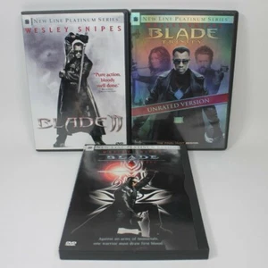 Blade Movie Trilogy 3 Movie DVD Set  (Blade, Blade 2, Blade: Trinity) - Picture 1 of 11