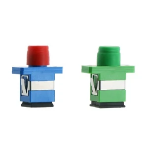 10pcs FTTH Faseroptik Adapter Hybrid SC FC Faseroptik Kunststoff Flansch Kopper - Afbeelding 1 van 11