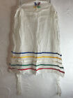 Vintage 1960’s Primary Colors Striped Half Apron One Size Fits Most