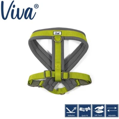 Arnés acolchado medio Ancol Viva para perro cachorro reflectante de nailon puntada cal  Foto 1 de 4