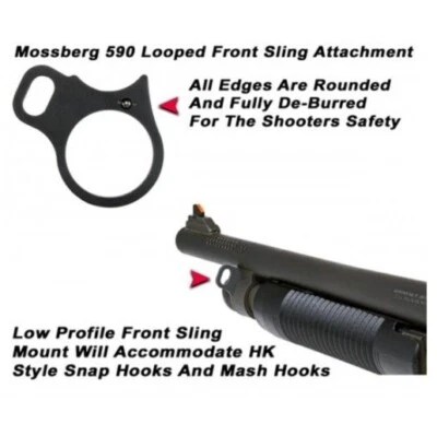 Adaptador de montaje de eslinga frontal GG&G GGG-1434 solo para Mossberg 590 y A1 - NUEVO Foto 1 de 4