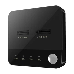 M.2 NVME Duplicator Double Bay Offline Clone M.2 NVME Docking Station for 2230 - Afbeelding 1 van 8