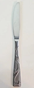 Cuchillo de cena Oneida cubiertos 9" acero inoxidable plata toscana brillante remolino - Imagen 1 de 4