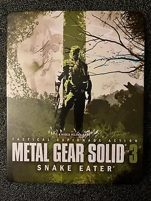 Metal Gear Solid 3 Snake Eater PS2/PS5 CUSTOM G2 Steelbook Case (NO GAME) - Image 1 of 4