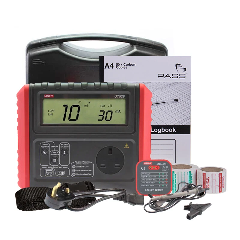 UNI-T UT528 5th Edition Manual PAT Tester + FREE PAT Starter Kit & Calibration - Image 1 of 1