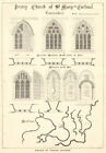 Priory Church Of St Mary Cartmel Cumbria By Frank Hearne Windows Aisle 1906