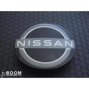 Nissan Genuine New design CI Front Grille Radar Emblem 62890-7FW0B Rogue Kicks  - Picture 1 of 8