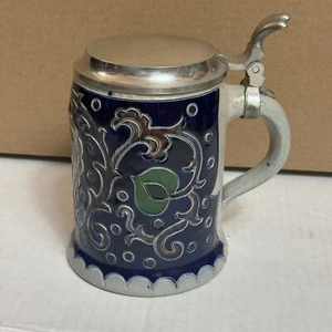 Birra tedesca Reinhold Merkelbach Stein - coperchio Art Decò - Foto 1 di 11