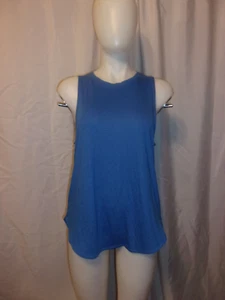 NWT BODY Women's Royal Blue Curved Hem Tank Top SIZE M NWT - Picture 1 of 4