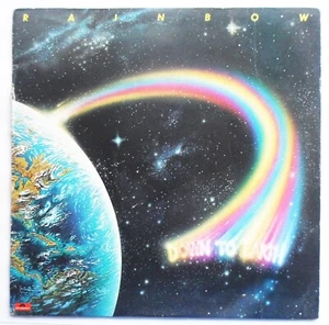 RAINBOW - DOWN TO EARTH LP CLEAR VINYL 1979 POLYDOR POLD5023 *EX/G* - Picture 1 of 14