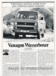 1983 Volkswagen Vanagon Road Test Original Car Review Print Article J737 - Picture 1 of 2