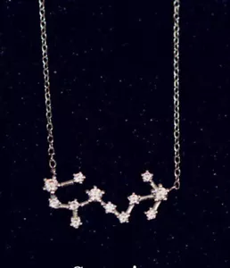 Sternenkonstellation Sternbild Skorpion Sterling Silber 925 Anhänger mit Kette - Bild 1 von 1