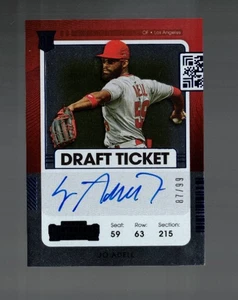 Jo Adell 2021 Panini Contenders Draft Ticket Auto #d 87/99 - Picture 1 of 2