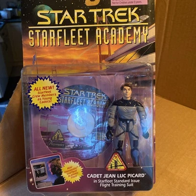 Figura Academia Flota Estelar Cadete Jean-Luc Picard Playmates Star Trek - Dañada-  Foto 1 de 4