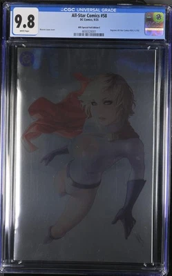 All Star Comics #58 Warren Louw Power Girl Ultra Chase Foil LE 100 CGC 9.8 - Image 1 of 2