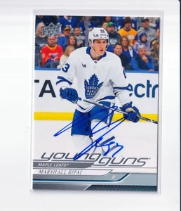 MARSHALL RIFAI autographed '24/25 TORONTO MAPLE LEAFS "Young Guns" rookie card - Bild 1 von 1