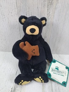 Bearfoots Black Bear HALEY Plush Toy Big Sky Carvers W-Teddy Jeff Fleming 1996 - Picture 1 of 11