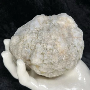 4 Zoll ungeöffnete Geode hohler Klapper Kristall ungeschliffener Riss brechen Sie Ihren eigenen ganzen Quarz - Bild 1 von 7