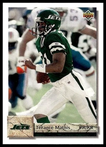 Terance Mathis 1992 cubierta superior #160 - Imagen 1 de 2