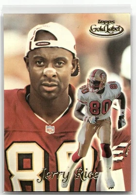 Jerry Rice 1999 Topps Gold Label #60 San Francisco 49ers - Image 1 of 2