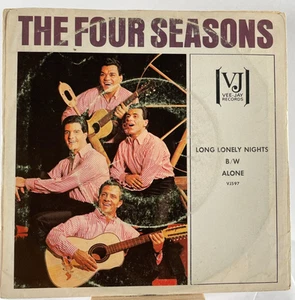 THE FOUR SEASONS - LONG LONELY NIGHTS / ALONE—EX - Picture 1 of 6