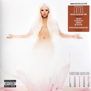 SEALED Christina Aguilera Lotus NEW Vinyl UO Exclusive Opaque Pink Marble LP - Picture 1 of 1