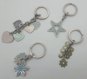 Vintage Coach Handtasche Schlüsselanhänger Schlüsselring Metallanhänger Posten (x4) - Bild 1 von 6