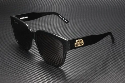 Gafas de sol BALENCIAGA BB0056S 001 negras cuadradas para hombre 55 mm Foto 1 de 3