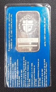 1984 National Mint Canada John Paul II Papal Visit, Numbered, 1 oz .999 Silver - Picture 1 of 4