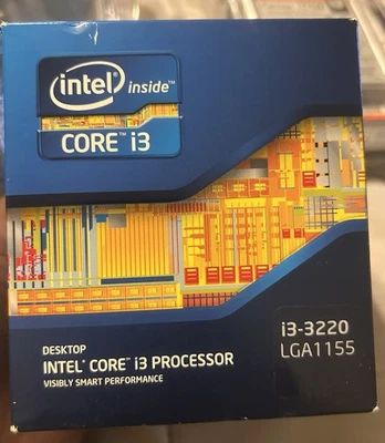 Intel Core i3-3220 Dual-Core Processor 3.30 Ghz 3 MB Cache LGA 1155 Untested - Image 1 of 2