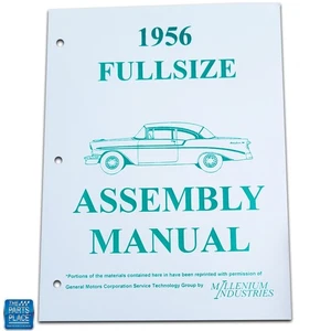 1956 Bel Air 150 210 Factory Assembly Manual - Each - New - Picture 1 of 1