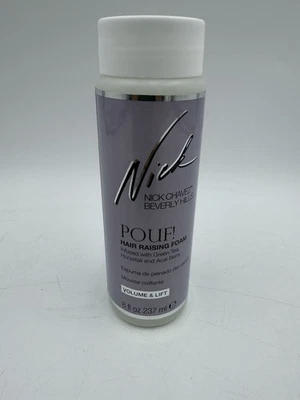 Nick Chavez Beverly Hills POUF Hair Raising Foam Green Tea Acai Horsetail Sealed - Image 1 of 4