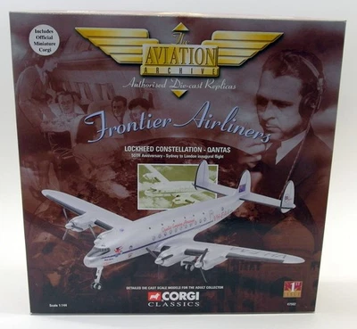 Corgi 1/144 Scale Diecast 47502 Lockheed Constellation Qantas Sydney - London - Image 1 of 4