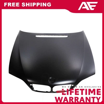 Hood Primed Steel For 2002-2005 BMW 330i 320i 325i 325xi 330xi - Image 1 of 4
