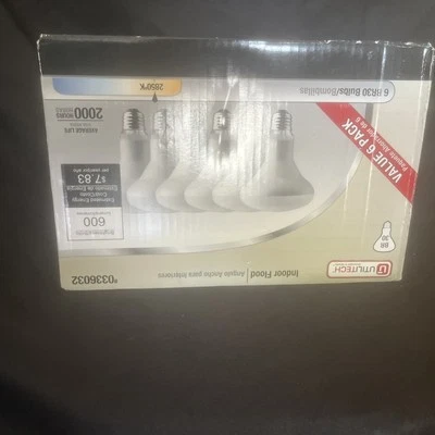 Utilitech BR30 LED Bulbs 6-Pack 2000 Lumens Indoor Flood - Image 1 of 3