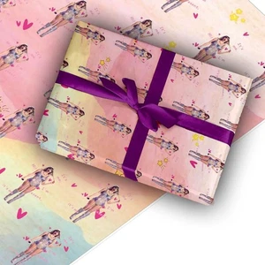 Taylor Birthday Wrapping Paper - 'I'm the Present It's Me!' - Picture 1 of 2