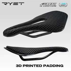 RYET 3D Printed Fahrradsattel Ultraleicht Kohlefaser Hohl Komfortable Atmung - Bild 1 von 18
