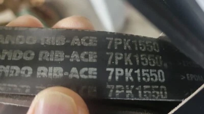 CORREA DE TRANSMISIÓN SERPENTINA EPDM 7PK1550 para LEXUS IS250 IS350 2006-2015 2,5 L 3,5 L Foto 1 de 4