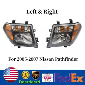 Par de faros halógenos para Nissan Pathfinder 2005-2007 izquierdo y derecho - Imagen 1 de 10