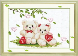"Teddy Bear" 11CT cross stitch kits -63cm*45cm - Picture 1 of 1