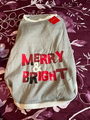 Wondershop Navidad "Feliz y Brillante" Perro Sudadera Talla XL NUEVA CON ETIQUETAS Foto 1 de 2