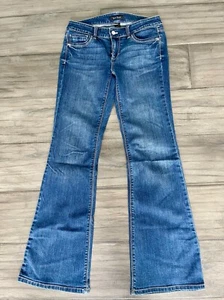 White House Black Market Women's Jeans BLANC Flare Leg Stretch Denim Size ~ 6R - Bild 1 von 12
