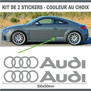 Pegatinas Faldones Laterales Audi - Adhesivos A1 A2 A3 A4 A5 A6 A7 Q3 Q5 Q7 Tt - Bild 1 von 4