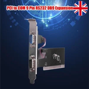 PCI to Serial Port COM 9 Pin RS232 DB9 Desktop Industrial Control Expansion Card - Picture 1 of 10