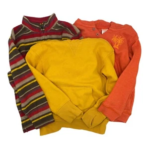 Gymboree All In Motion Size 4-5, 6 Fall Colors Pullover Hoodie Sweatshirts 3-Set - Picture 1 of 18