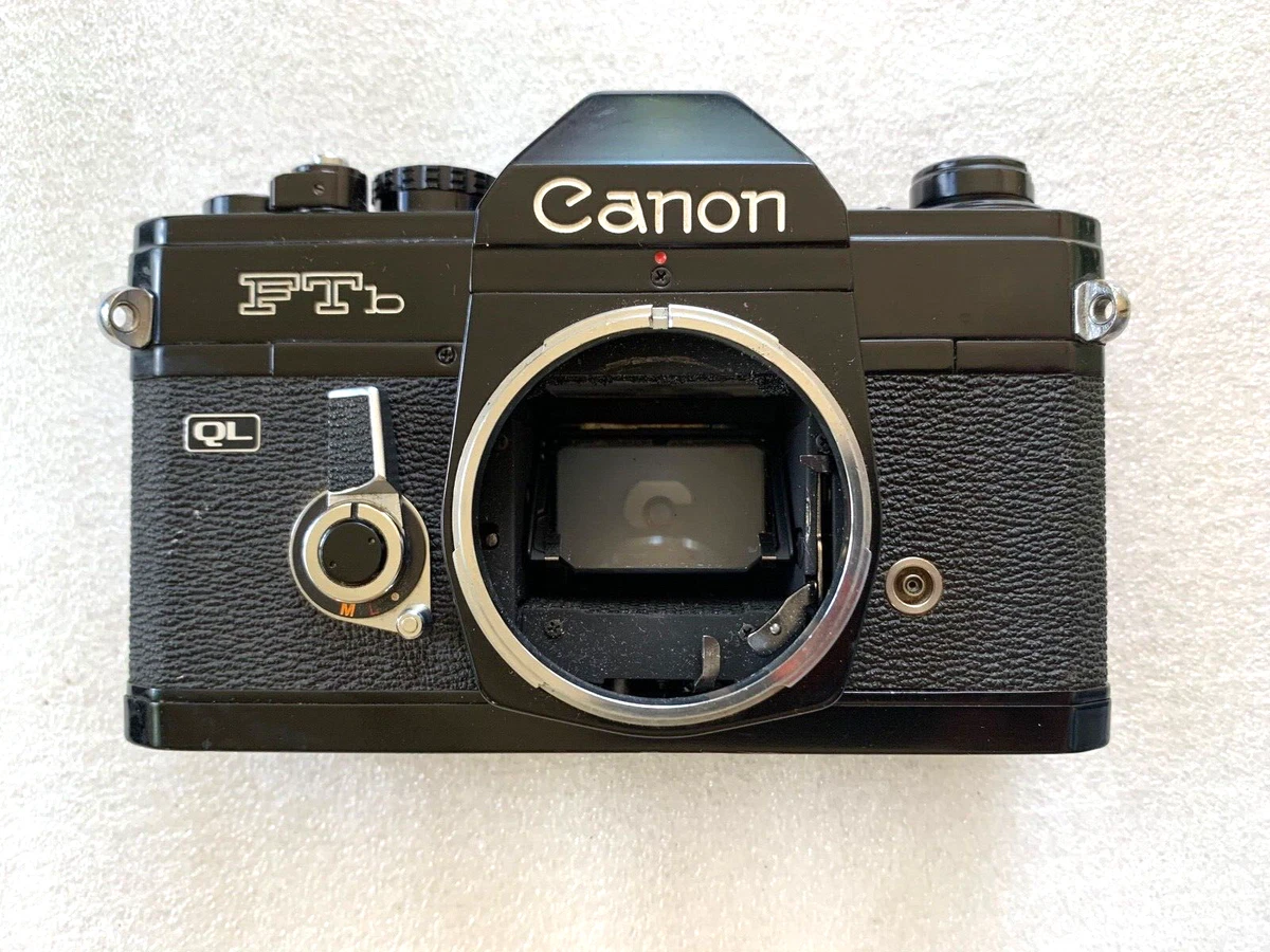 動作良好♪】CANON FTb QLブラック&135mm f2.5 s.c. Canon Ftb Ql Film