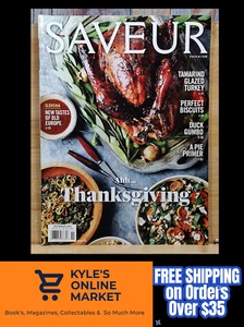 Saveur Magazine #178 NOV 2015 Ahh... Thanksgiving Tamarind Glazed Turkey - Picture 1 of 20